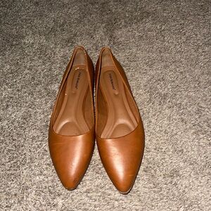 Brown Leather Flats